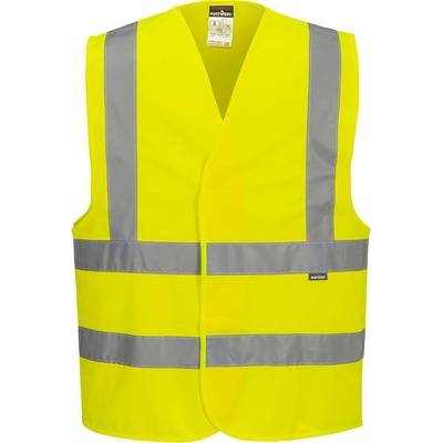 Portwest hi-vis es1 essential es470 / Светлоотразителна жилетка - hv жълта 6xl (es470yer6xl)