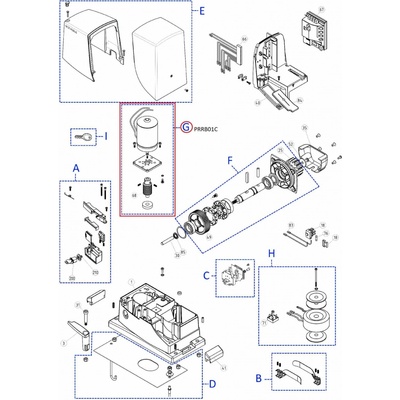 PRRB01C kit motora pre RB1000