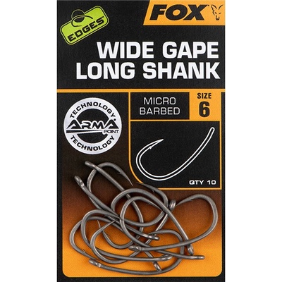 FOX Edges Armapoint Wide Gape Long Shank vel.4 10 ks