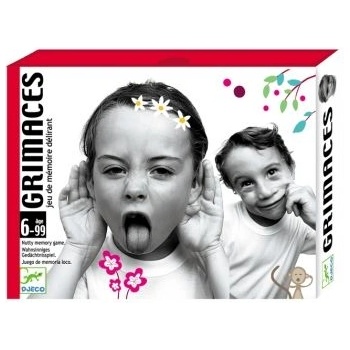 DJECO - Детски карти за игра Grimaces (DJ05169)