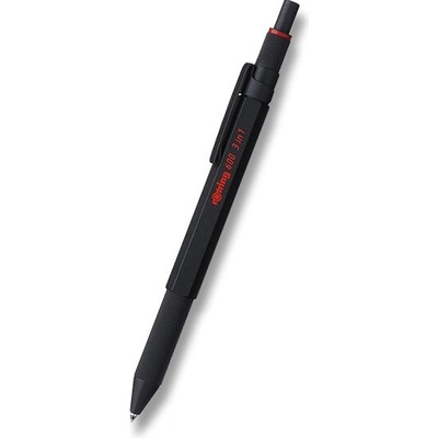 Rotring kuličkové pero Multipen 600 Black 3 v 1 3 barvy + mechanická tužka 0,5 mm – Zboží Živě