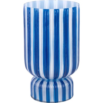 PT LIVING Синя стъклена ваза (височина 26 cm) Rayado Retro - PT LIVING (PT4407BL)