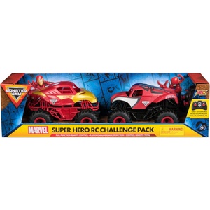 Spin Master Spider-Man и Iron Man комплект RC Монстър Трак 1: 24 (6072355)