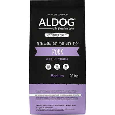 Aldog by Freedog The Breeders Way Pork Medium&Maxi 20 kg
