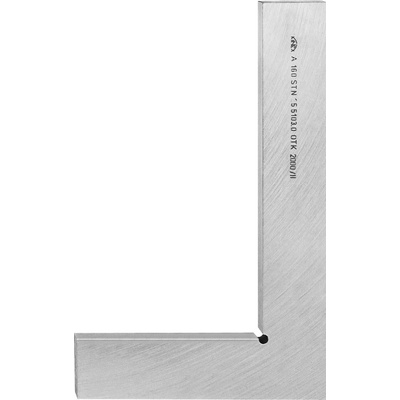 Kinex 4046 Úhelník plochý 100x63mm přesný kalený, tloušťka 6,0mm, přesnost II, Typ A, ČSN 255103