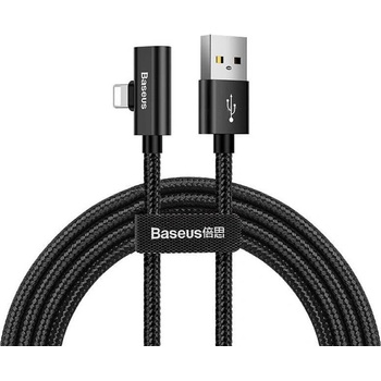 Baseus Кабел Baseus Entertaining Audio Data Cable (CALYD-01), от USB A(м) към Lightning(м)/Lightning(ж), 1m, черен (CALYD-01 / 37513)