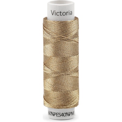 Metalické nitě Victoria 100 m Varianta: 2/ 02 zlatá, Balení: 1 ks