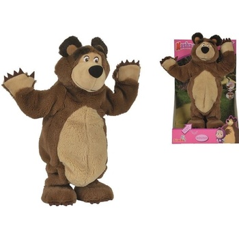 Bambilon Máša a medvěd Plyšový tančící medvěd 35 cm
