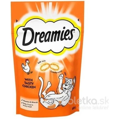 Pamlsok Mars DREAMIES cat s kuracím 6 x 60 g