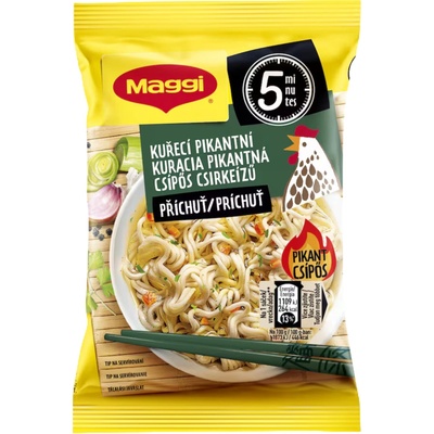 MAGGI Chutná pauza Instantné rezance s kuracou príchuťou, pikantné vrecko 59,2 g