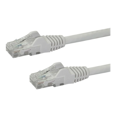StarTech StarTech. com N6PATC50CMWH мрежов кабел Бяла 0, 5 м Cat6 U/UTP (UTP) (N6PATC50CMWH)
