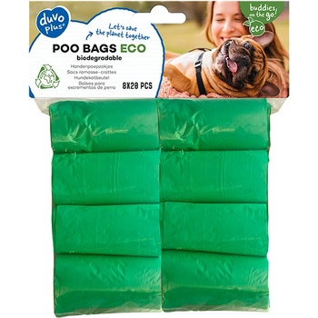 DUVO+ na zber psích výkalov 16 x 20 biologicky rozložiteľných sáčkov