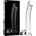 IBIZA Nebula Model 23 Dildo Borosilicate Glass 21.5x4cm Clear