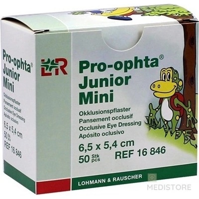 Pro-Optha junior mini ocne krytie 6,5x5,4 cm 100 ks