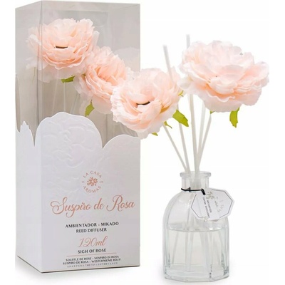 La Casa de los Aromas Kvetinové vonné tyčinky Sigh of Rose 120 ml