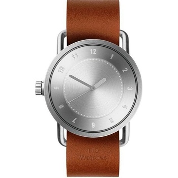 TID Watches No.1 Steel / Tan Leather Wristband