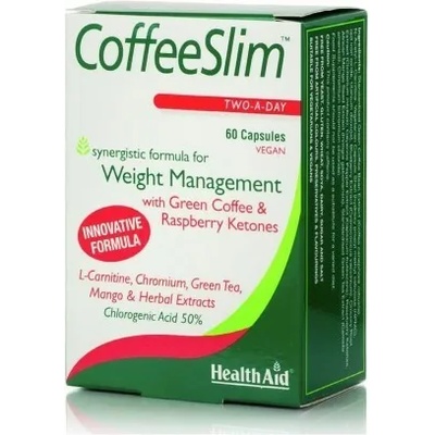 HEALTHAID Хранителна добавка за отслабване , Health Aid Coffee Slim 60 Caps For Weight Loss