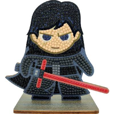 Комплект за диамантена бродерия, Craft Buddy, Crystal Art Buddies, Кайло Рен, 7 части (CBCAFGR-SWS007)