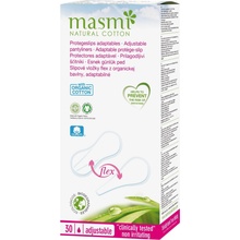 Masmi slipové vložky Flex z organickej bavlny 30 ks