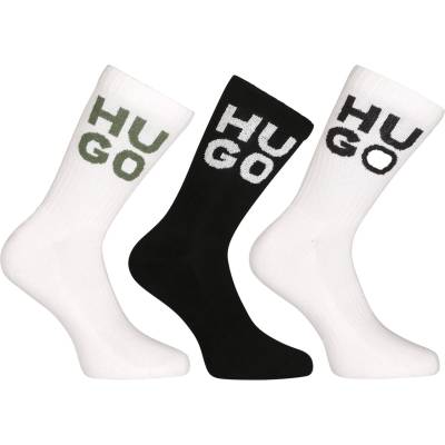 HUGO Набор от три - чорапи HUGO vysokoki многоцветни HUGO | Mnogotsveten | МЪЖЕ | M