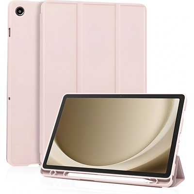 Techsuit Калъф - Samsung Galaxy Tab A11 Plus / A9 Plus - Techsuit Flex Trifold (с държач за стилус) - Розов
