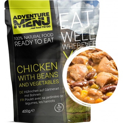 Adventure Menu Kuracie po záhradnícky s fazuľou 400 g