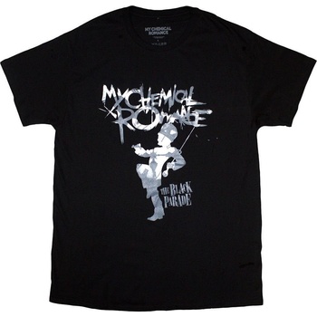 My Chemical Romance Риза Clock Logo Unisex Black M (MCRTS40MB02)