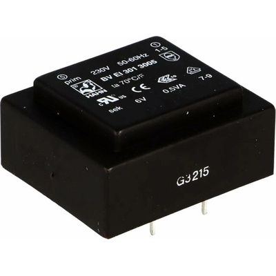 Hahn BV EI 301 3005 transformátor 0,5VA 230V//6V