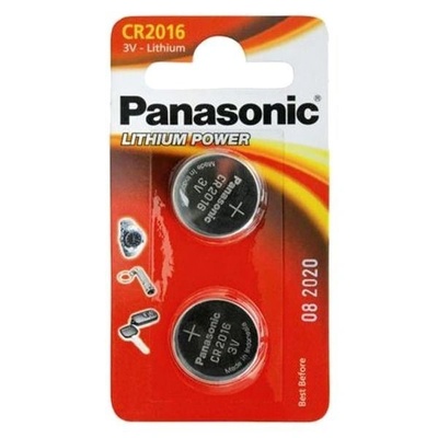 Panasonic Батерии panasonic cr2016, 2 броя (cr-2016el/2b)