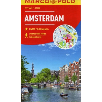 Cityplan Amsterdam 1:12 000 v němčině
