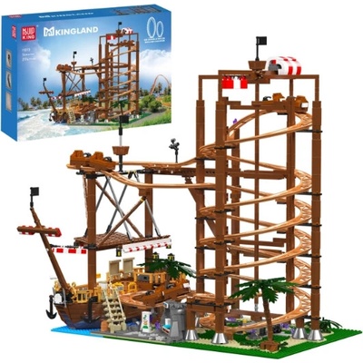 Mould King 11013 Horská dráha Double Helix Piráti