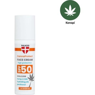 CannaProtect - Pleťový krém SPF50 s konopím 50 ml