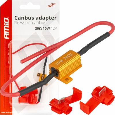 AMIO Rezistor pre LED žiarovky CANBUS 39Ω 10W
