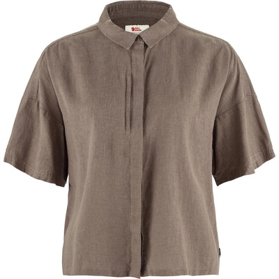 Fjällräven Övik Hemp shirt SS suede brown