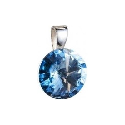 Pavona Stříbrný přívěšek rivoli Crystals from Swarovski Aqua 34112.3 Aqua