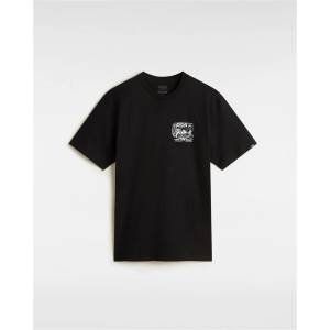 Vans Тениска Vans Men's Next Stop Short-Sleeve Black Regular Fit T-Shirt - Black