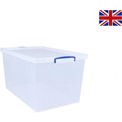 Really Useful box transparentní 83l s víkem