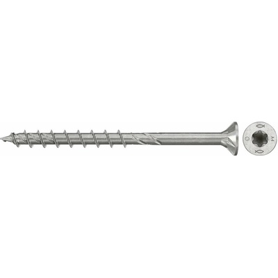 Fischer 574136 skrutky do drevotriesky 6 mm 60 mm TX Nerezová oceľ 100 ks