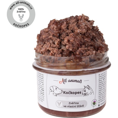 All Animals kočkopes Zverina vo vlastnej šťave 200 g