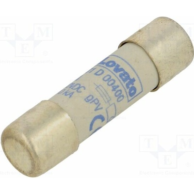 LOVATO ELECTRIC FE01D00400 Pojistka: tavná; 10x38mm; 4A; 1kVDC; gPV