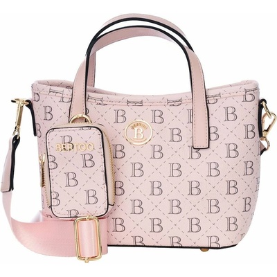 Bertoo dámská kabelka Sara pink logo SARACY0433X_PINKLOGO