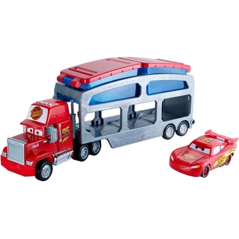 Mattel Cars Kamión Mack Dip & Dunk a autíčko Blesk McQueen meniace farbu