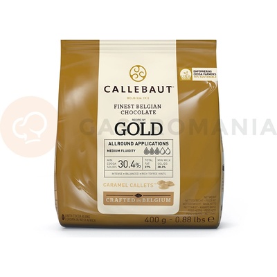 Callebaut Čokoláda gold 30,4% 400 g