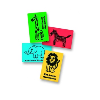 KOH-I-NOOR 6200/48 пластмасова гумичка със сафари мотив (7120172002)