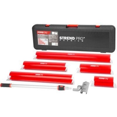 Sada hladítok Strend Pro Premium Ergonomic, na stierky a sadrové omietky, 250-1000 mm, 1,05-1,88 m t