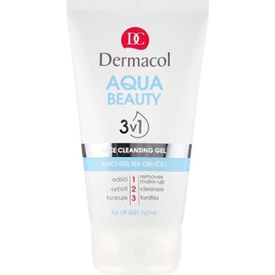 Dermacol Aqua Beauty измиващ гел за лице 3 в 1 за жени 150 мл