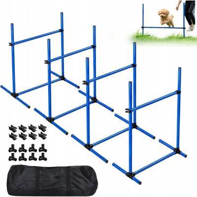 PawHut Sada agility žluto-modrá