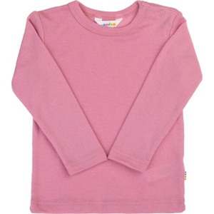 Joha Детски вълнен пуловер Joha Kid's Blouse with Long Sleeves Merino longsleeve - Pink - размер 80 (704-5943-0211)