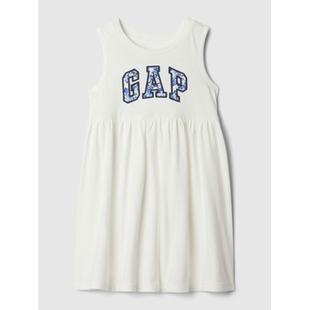 GAP Бебешка рокля с логото на GAP GAP | Byal | Момичешки | 74-80