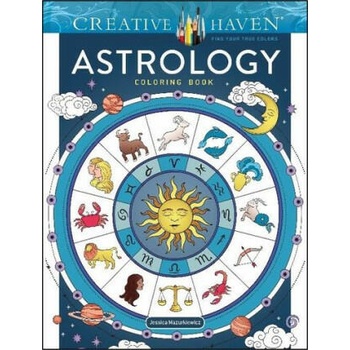 CREATIVE HAVEN ASTROLOGY COLORING BK